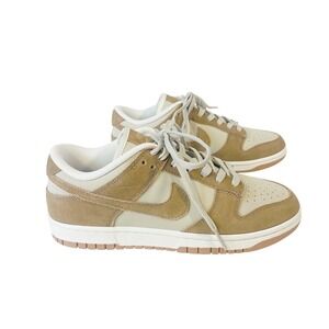 Nike Dunk Low Sneakers Wmns 8 Suede Medium Curry Sand Drift Hemp Sail Retro